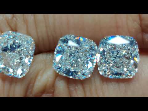 How to buy best deal cushion cut diamond earrings #london