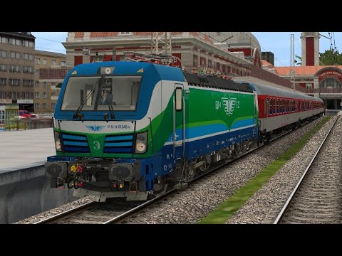 Trainz 12: Varna - Sofia with fast train; Varna - Shumen (Part 1/4)
