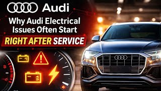 Why Audi Electrical Issues Often Start Right After Service
