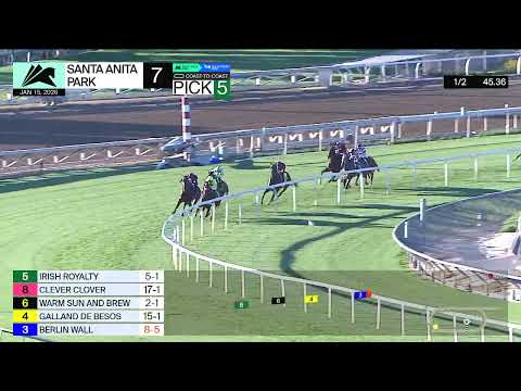 Irish Royalty wins Race 7 on Thursday, January 15 at Santa Anita Park