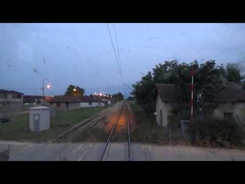 Train Driver's view: railroad in Serbia from Cuprija to Paracin   1/2 - SERBIAN RAILWAYS