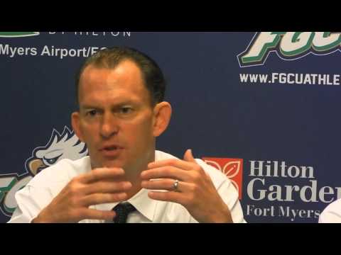 @FGCU_MBB vs. Harford | Postgame Press Conference