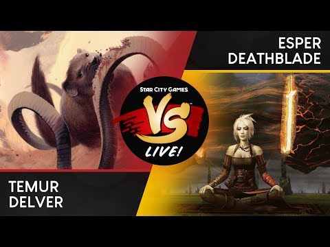 VS Live! | Temur Delver VS Esper Deathblade | Legacy-Throwback | Match 1