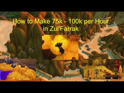 Zul'Farrak Gold / Transmog Farming Guide (75k-100k Gold Average per Hour!)