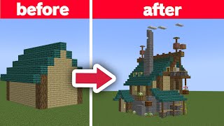 【ファンタジー】初心者の家を 建築ガチ勢 がリフォームしてみた【マイクラ実況】