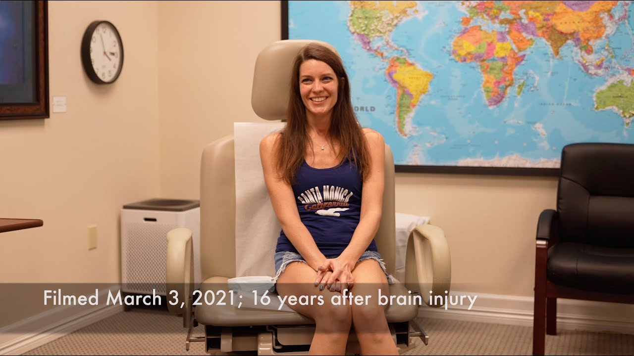 Immediate improvement 16 years after brain injury following treatment by Edward Tobinick, M.D.