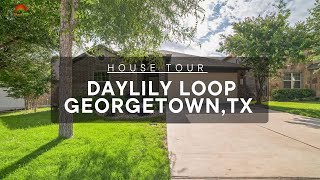 MLS House Tour: 1301 Daylily Loop in Georgetown, TX - Charming Teravista Home