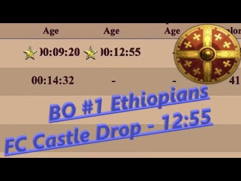 Build Order #1 ➤ Ethiopians FC Castle Drop in 12:55 ➤ Age of Empires 2 : Definitive Edition