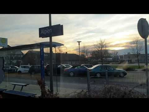 Fahrt mit der RB31 von Xanten nach Moers