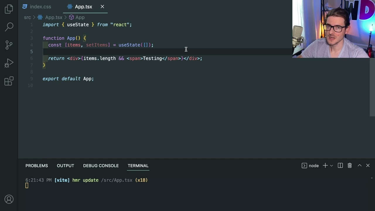 This is why react prints 0 to the page sometimes
