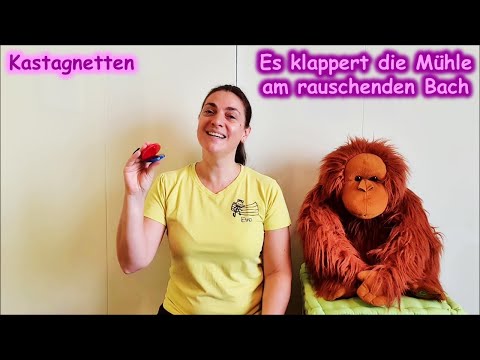 Es klappert die Mühle am rauschenden Bach - Kastagnetten | Kinderlieder mit Percussion zum Mitsingen