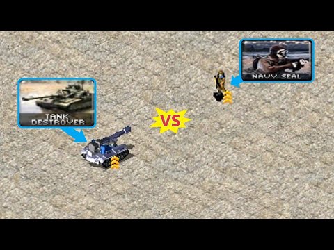 Tank Destroyer vs Navy Seal - Red Alert 2