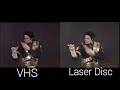 Old Version Michael Jackson Jam Live Brunei VHS VS LaserDisc Comparison