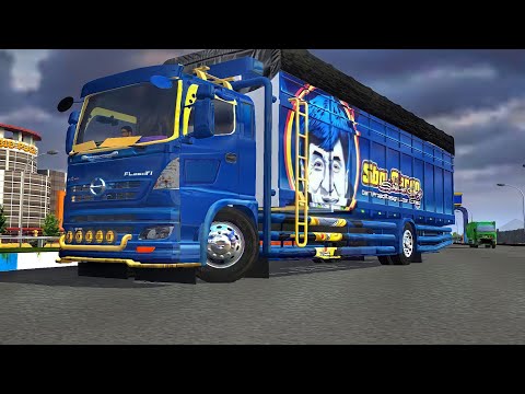 MOD BUSSID TRUCK HINO C43 SPADY SBN CARGO TERDETAIL.MOD BUSSID