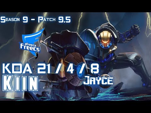 AFs Kiin JAYCE vs JARVAN IV Top - Patch 9.5 KR Ranked