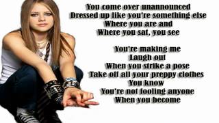 Avril lavigne Complicated lyrics   YouTube