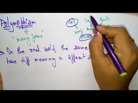 polymorphism | Object oriented software engineering |