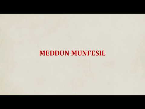 MEDDUN MUNFESIL, MEDDUN MUTTESIL, MEDDUN LAZIM, MEDDUN LIN (Sufara i tedžvid, str. 110-111)