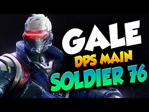 GALE HITSCAN MAIN SOLDIER 76 + VIOLET #1 BRIGITTE! [ OVERWATCH SEASON 25 TOP 500 ]
