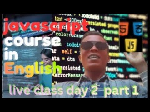 Javascript Live Class – Day 2 Variables Functions Boolean Explained Beginner