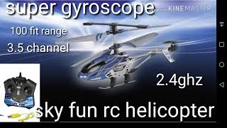 rc helicopter sky fun remote control helicopter 2.4ghz small revell control heli coaxial /the  king