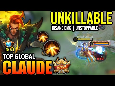 CLAUDE BEST BUILD 2023 | TOP GLOBAL CLAUDE GAMEPLAY | MOBILE LEGENDS✓