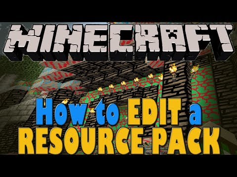 How to Edit a Resource Pack - Minecraft Tutorial