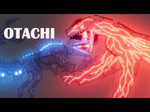 The Otachi ( Giant Monster ) vs Mega AntEater in People Playground - People Playground 1.22.3