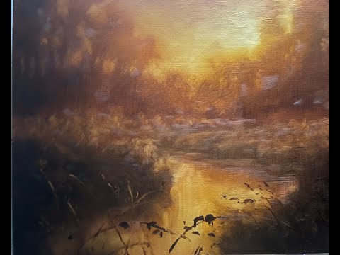 Class 3 part 1 of PAINTING BEAUTIFUL TONALIST LANDSCAPES I - Student art critique and discussion.