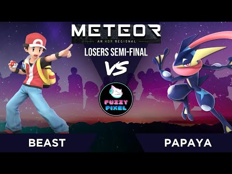 Beast (Pokemon Trainer) vs Papaya (Greninja) - Losers Semi-Final - METEOR 3