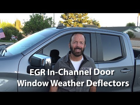 Installing the EGR-Side Window Weather Deflectors w/Paul Henderson 4K 9/2019