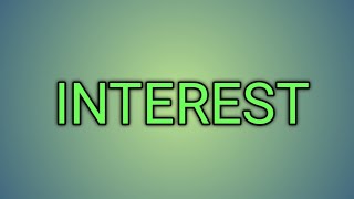 Interest I thought on interest I today's thought I thought of the day I thoughts1234....