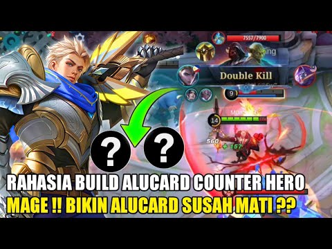 WAJIB COBA RAHASIA BUILD ALUCARD COUNTER HERO MAGE || BUILD ALUCARD TERSAKIT 2022 || MLBB