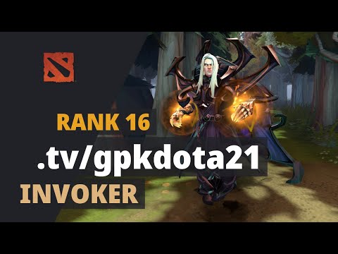 .tv/gpkdota21 (Rank 16) plays Invoker Dota 2 Full Game