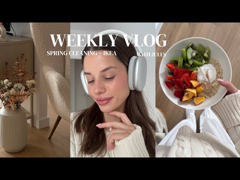 WIOSENNE PORZĄDKI + IKEA i rozdanie  / weekly vlog with Jules