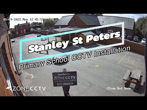 School CCTV Install at Stanley St Peters Primary, Wakefield Sept 2022
