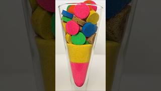 Very Satisfying and Relaxing, Kinetic Sand ASMR, Drop and squish