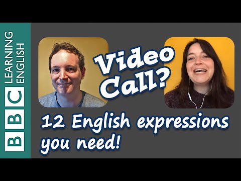 ロックダウン。ビデオ通話用の言語 (Lockdown: Language for video calls)