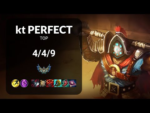 kt PerfecT Jax vs Renekton TOP - KR CHALLENGER Patch 13.13