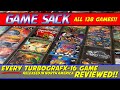 Every Turbografx 16 Game Reviewed Card And Cd Game Sack