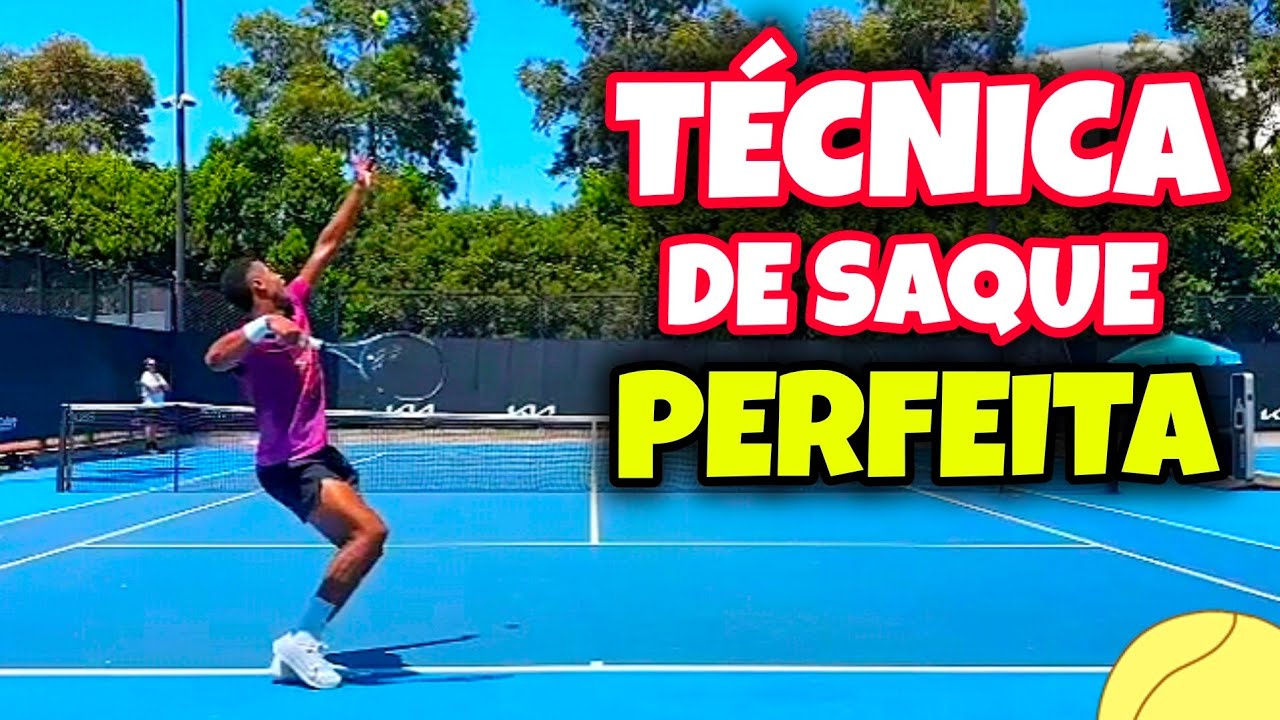 PASSO A PASSO PARA APRENDER UMA TÉCNICA PERFEITA DE SAQUE NO TÊNIS (TÉCNICAS DO TÊNIS)