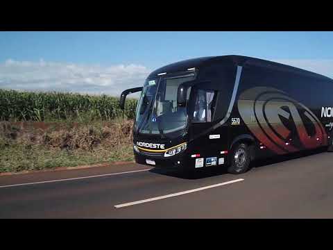 Ônibus Da Expresso Nordeste Número 5670 Em Uraí - Paraná - Brasil