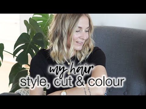 My long bob hair: style, cut & colour! Video