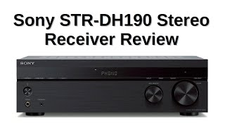 Video thumbnail for Sony STR-DH190 Stereo Receiver Review by Joe Collins (EzeeLinux)