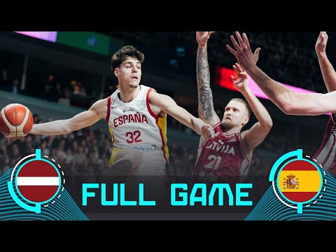 Latvia v Spain | Full Basketball Game | FIBA EuroBasket 2025 Qualifiers