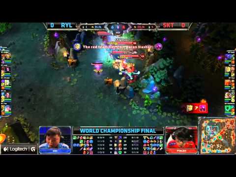 Worlds Championship Season 3 Finals - Sneaky Baron for SKT T1