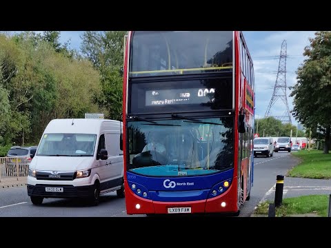 🚍*Meaty machine*Ex London Go North East 6956 LX09 FAM Enviro E400 on Service 900