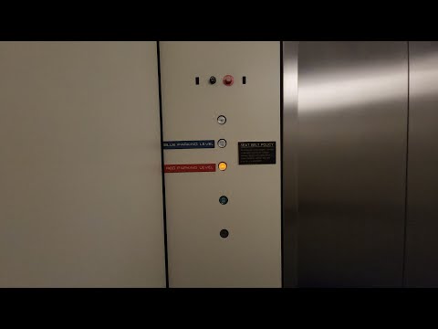 Vintage Haughton Hydraulic Elevator @ Edison Plaza Parking Garage, Toledo, OH