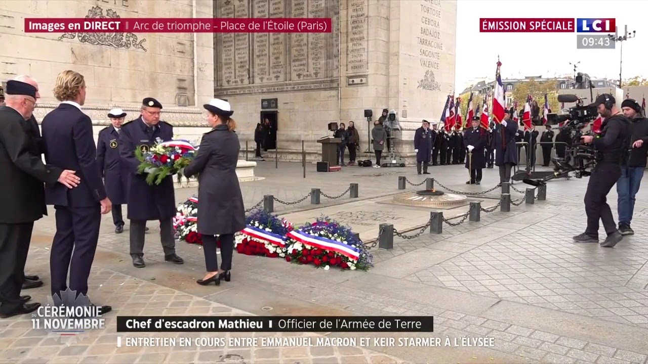 🔴 11-Novembre : suivez la cérémonie de commémoration de l'Armistice en direct sur LCI ⤵️