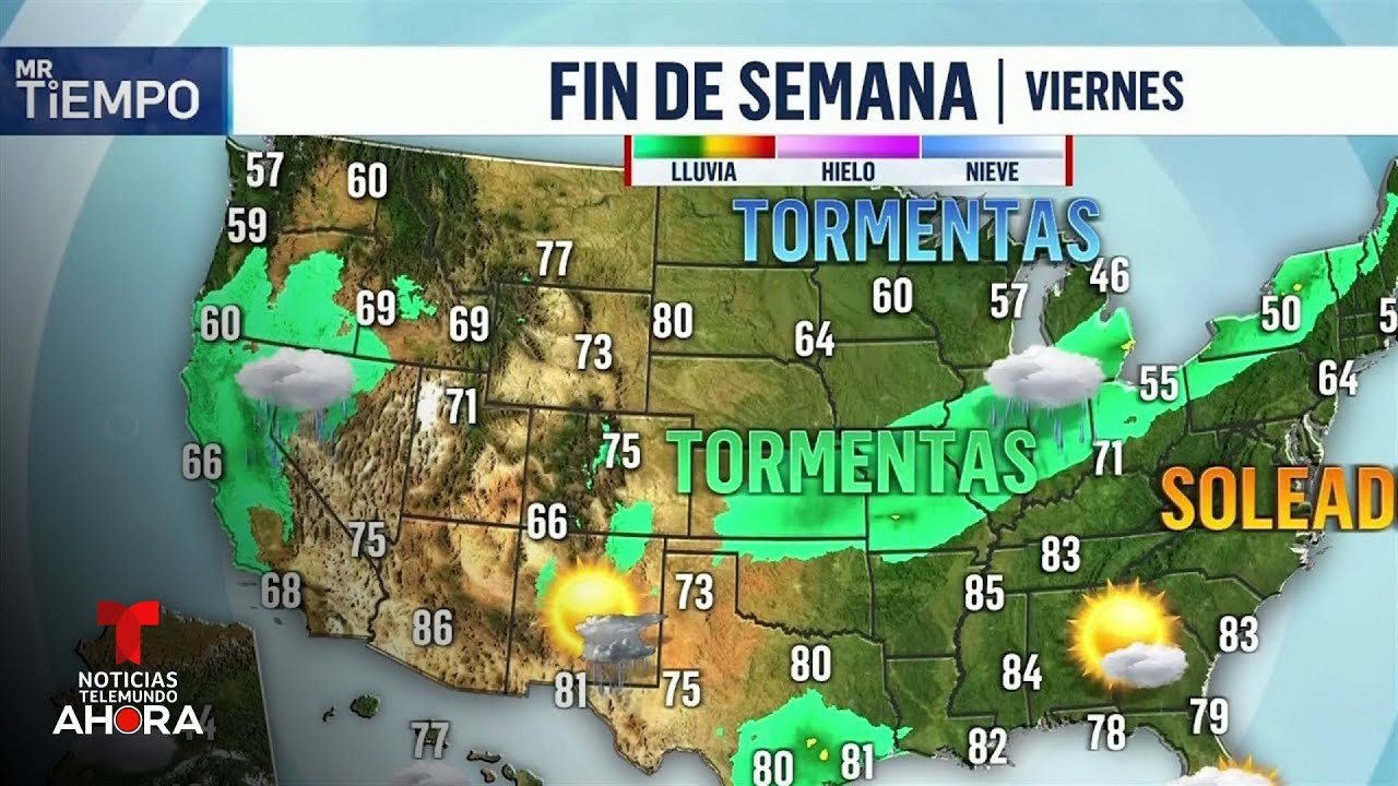 Pronostican lluvia en el Centro, mientras la Costa Este tendrá días soleados